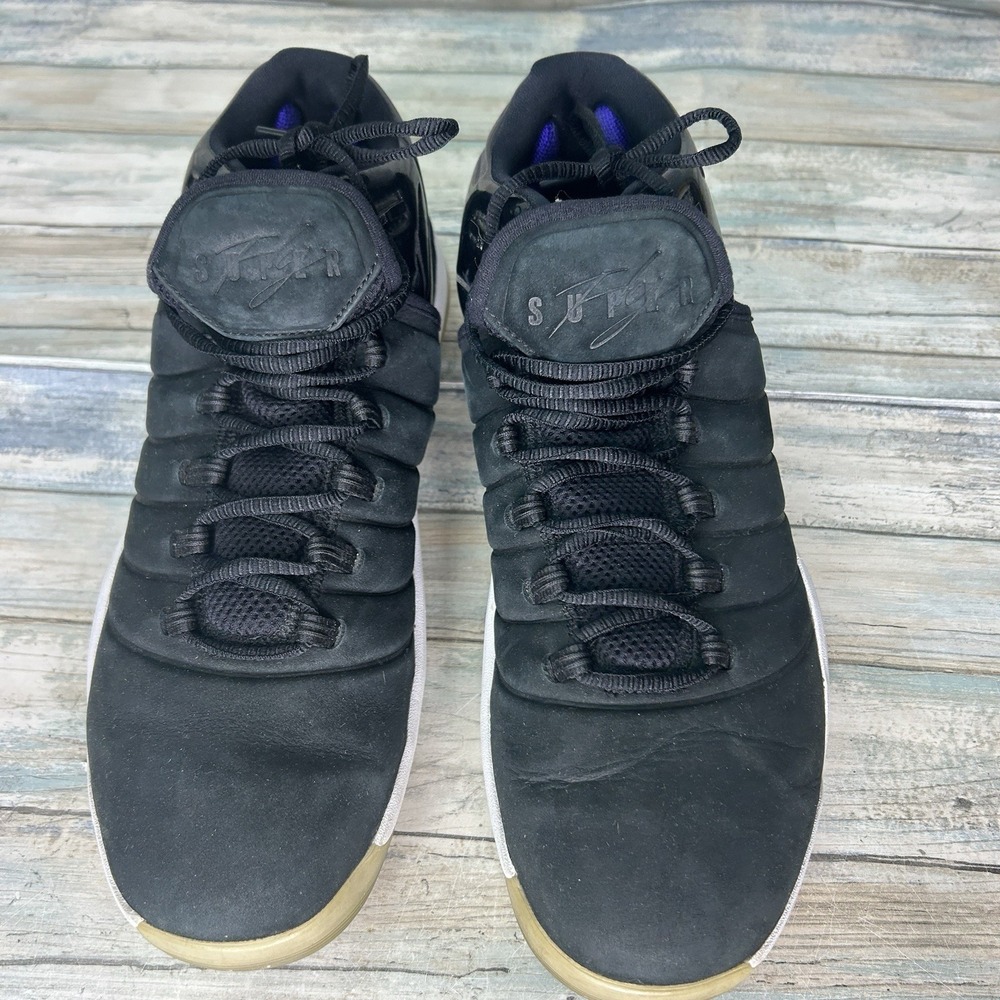 Nike Mens Air Jordan Superfly 2017 Sneakers Leather Size US 11 Black - Picture 9 of 15